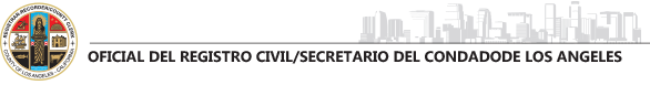 Oficial del Registro Civil/Secretario del Condado de Los Angeles