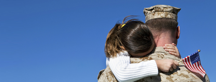 Girl Hugging Father