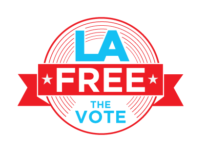 LA Free the Vote Logo